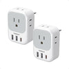 European Travel Plug Adapter 2 Pack