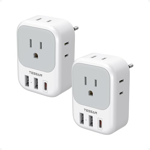 European Travel Plug Adapter 2 Pack