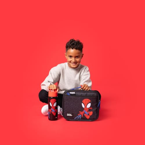 Marvel Spidey Kids Lunch Box & Insulated Lunch Bag for School