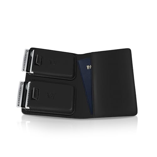 Passport Wallet with AirTag Holder