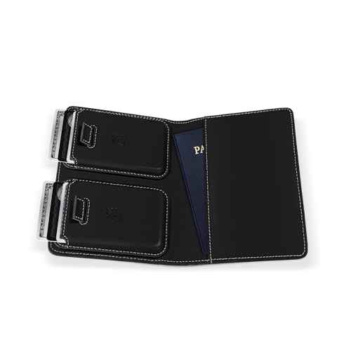 Passport Wallet with AirTag Holder