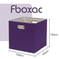 13x13x13 Inch Foldable Cube Storage Bins with Metal Handles (4 Count)