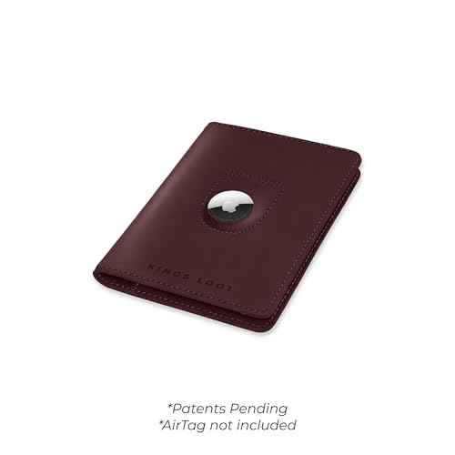 Passport Wallet with AirTag Holder