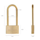 Weather Proof Locks with Same Key#31322 (24 Count)