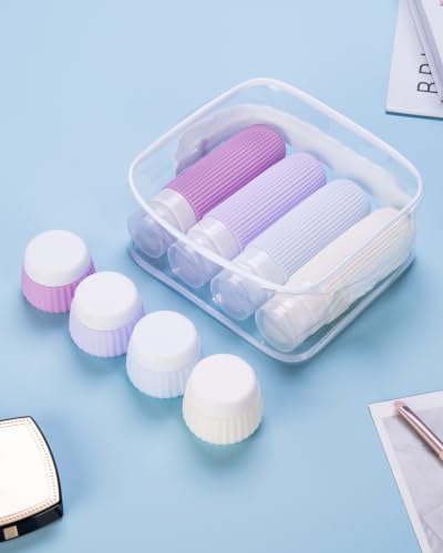 Travel Bottles for Toiletries 8 Pack (8 Count)