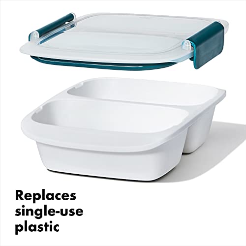 Good Grips Prep & Go 2 Cup Divided Food Storage Container