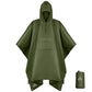 Hooded Rain Poncho Lightweight Waterproof Unisex Raincoat Jacket with Pocket for Men Women Adult