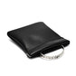 Black PU Leather Jewelry Pouch Portable Travel Jewelry Storage Bag