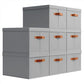 Storage Bins with Lids (8 Count)