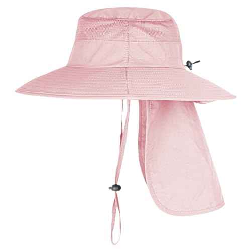 Sun Hats for Men Women with Neck Flap Fishing UPF 50+ UV Protection