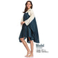 Adult Rain Poncho Waterproof Hooded Zipper Raincoat with Pockets