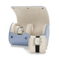 2 Slot Leather Watch Organizer Case Light Blue