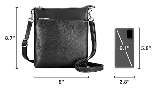 Genuine Leather Small Crossbody Bags for Women Travel Leather Purse