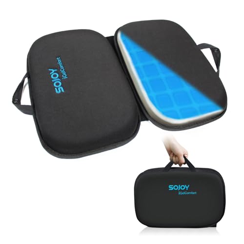 iGelComfort 3 in 1 Foldable Gel Seat Cushion Featured with Memory Foam
