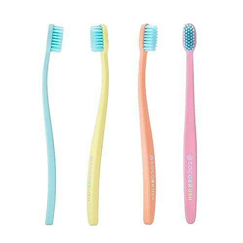 Cocobrush Ultra Soft Toothbrush by Cocolab (4 Count)