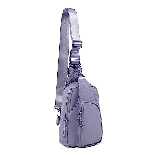 Sling Bag with Adjustable Straps Crossbody Chest Bag Lightweight Small Backpack for Casual Outdoor Traveling Hiking