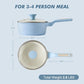2.5 QT Ceramic Nonstick Saucepan with Lid