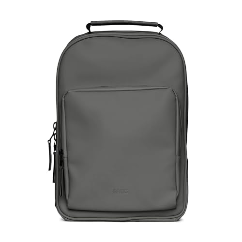 Book Daypack Grey Waterproof Laptop Backpack for Men and Women