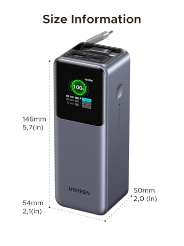 Nexode 20000mAh 165W Power Bank for MacBook Pro 16