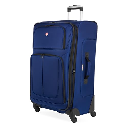 Sion Softside Expandable Spinner Luggage Durable Lightweight Travel Suitcase