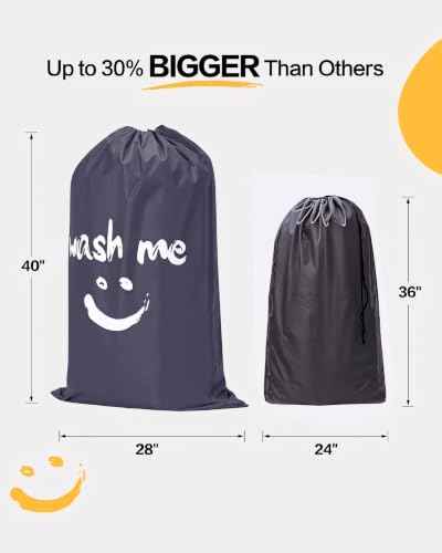 2 Pack XL Wash Me Travel Laundry Bag