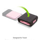 3-in-1 Travel Charger with MagSafe - Portable Wireless Charging Hub, Compatible w/iPhone 17/16/15/14/13/12 Series, Apple Watch Series 11 to 1 & Ultra, AirPods Pro/3rd Gen, Cherry Blossom Pink