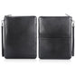 Polare Napa Leather Travel Cable Organizer Case Electronics Accessories Carry Bag with YKK Zippers Tech Storage Bag for Cables