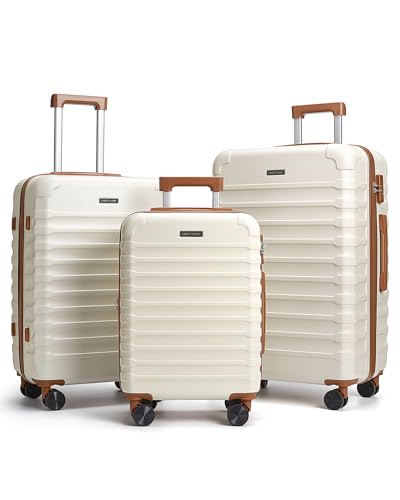 Luggage Sets 3 Pcs Suitcase with Wheels (3 Count)