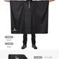 Adult Rain Poncho Waterproof Hooded Raincoat Lightweight Packable