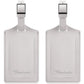 2 Pack Luggage Tags for Suitcases Airplane Travel Essentials (2 Count)