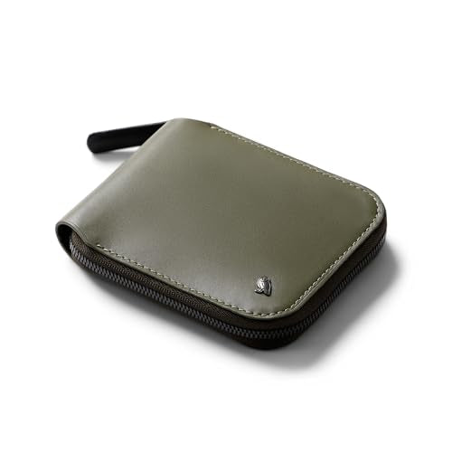 Zip Wallet Slim Leather Billfold