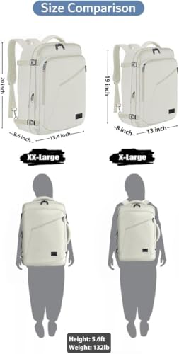 Beige Travel Backpack Women