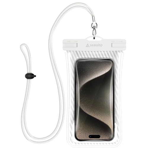 Waterproof Phone Pouch [Floating Airbag Design] Universal IPX8 Cellphone Case Dry Bag with Lanyard for iPhone 16 15 14 13 Pro Max Galaxy S24 S23 Phones Up to 6.9'' for Beach Vacation