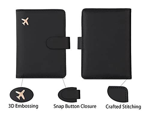 Premium Leather Passport Holder Covers Case