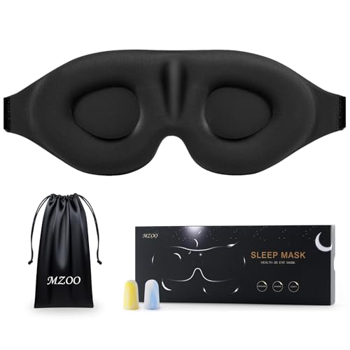 Luxury Sleep Mask for Women Men Patented Light Blocking Design