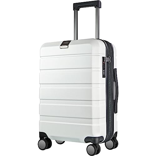 Hardside Expandable Carry On Luggage with Spinner Wheels & Built