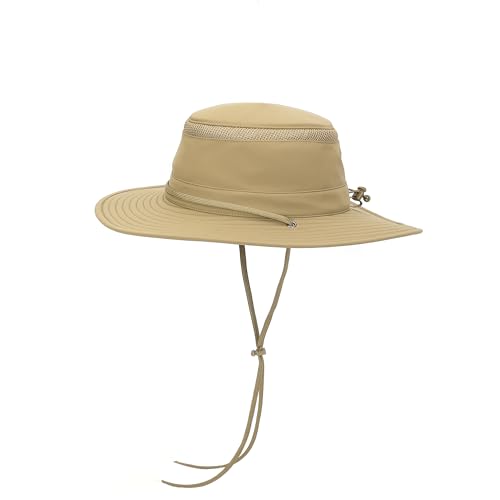 Cimarron Safari Sun Hat with Wide Brim for Outdoor Fishing Hiking Putty