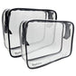 TSA Approved Clear Toiletry Bag 2 (2 Count)