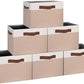 Large Fabric Storage Bins 6 Pack