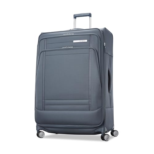 UpLIFT Lightweight Large Checked Softside Luggage with Spinner Wheels