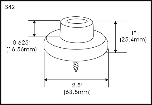 Stainless Steel Wall Mount Concave Door Stop