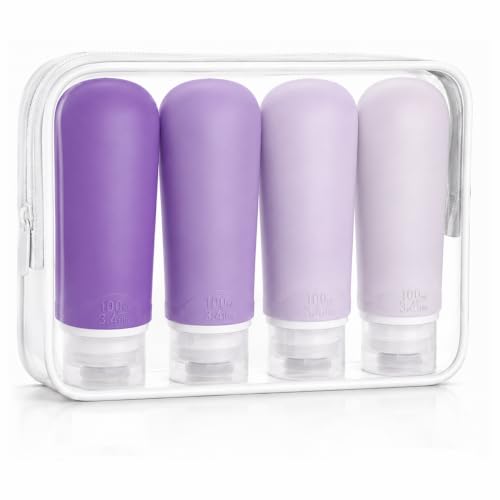 Travel Bottles for Toiletries (4 Count)