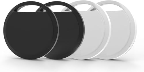 Air Tracker Tags 4 Pack Apple MFi Certification Smart Tag Bluetooth Trackers Work with Find My (4 Count)