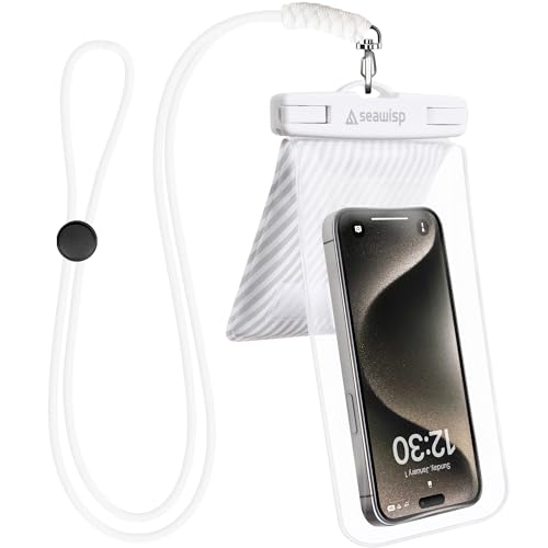 Universal Waterproof Phone Pouch [Double Space] IPX8 Dry Bag with Lanyard for iPhone 16 15 14 13 12 Pro Max XS XR X Galaxy S25 S24 S23 Ultra