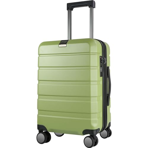 Hardside Expandable Carry On Luggage with Spinner Wheels & Built
