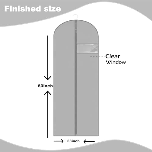 Dress Bags for Gowns Long (2 Count)