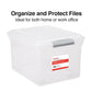 Store & Slide Plastic File Box (2 Count)