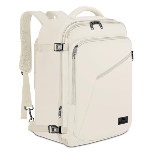 Beige Travel Backpack Women