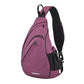 Sling Bag Men Backpack Unisex One Shoulder Bag Hiking Travel Backpack Crossbody with USB Port for Men Women Versatile Casual Daypack