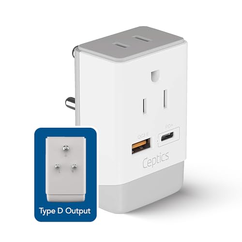 US to India Plug Adapter